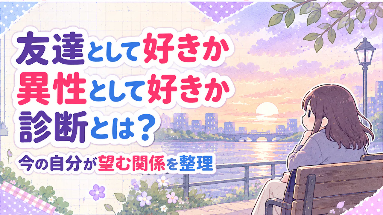友達として好きか異性として好きか診断とは？