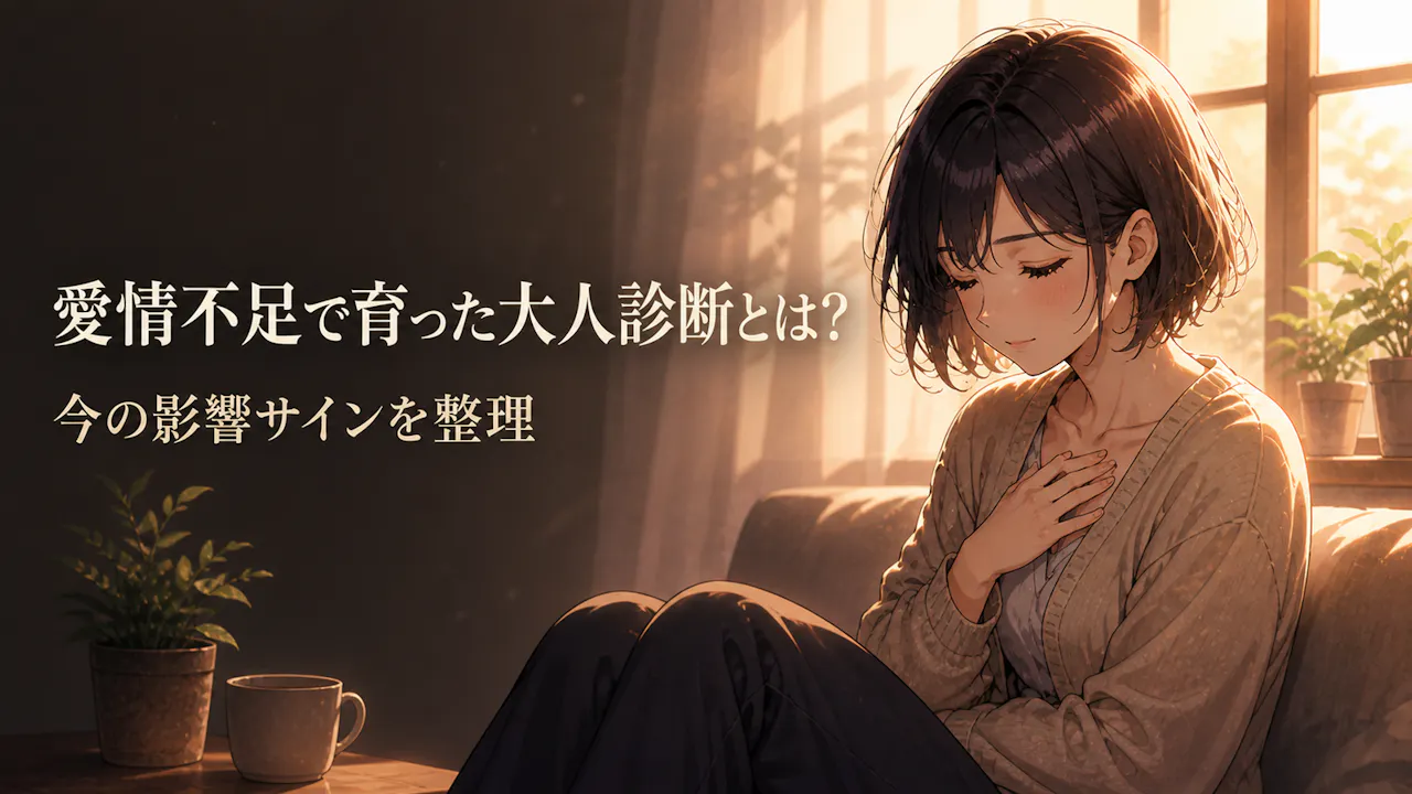 愛情不足で育った大人診断とは？