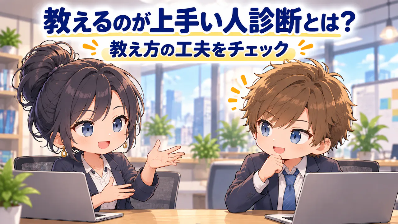 教えるのが上手い人診断とは？