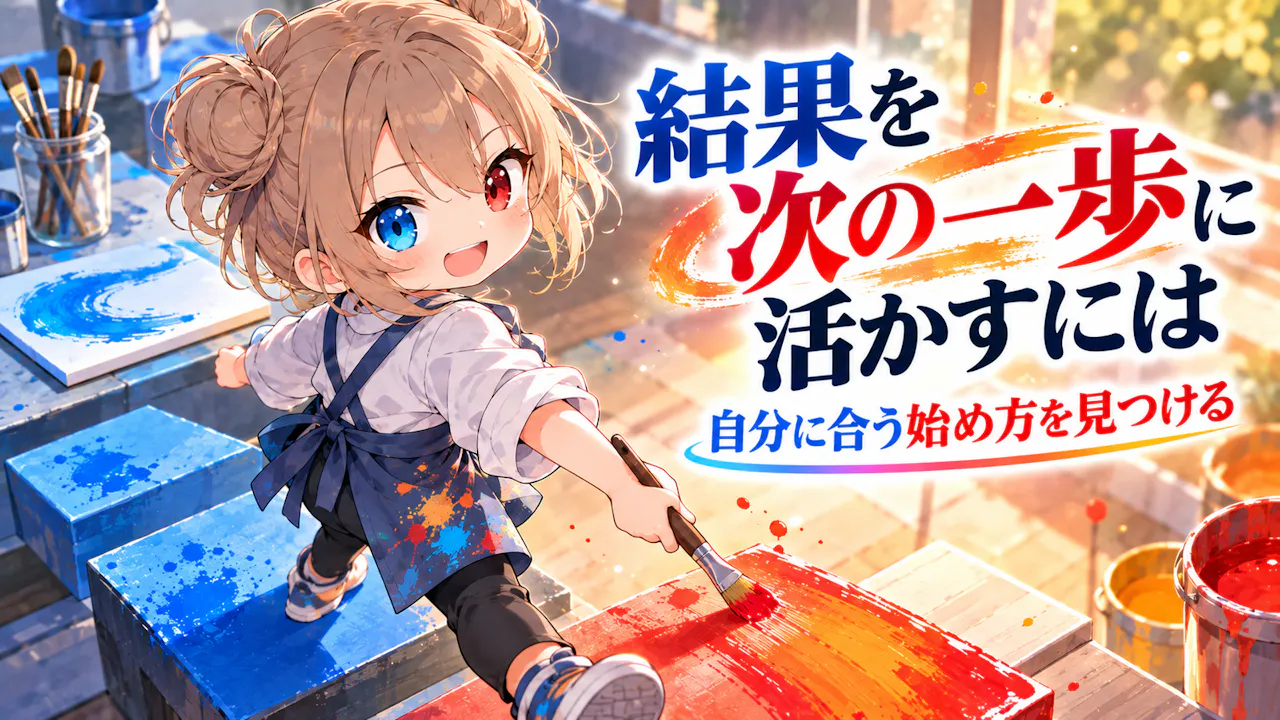結果を次の一歩に活かすには