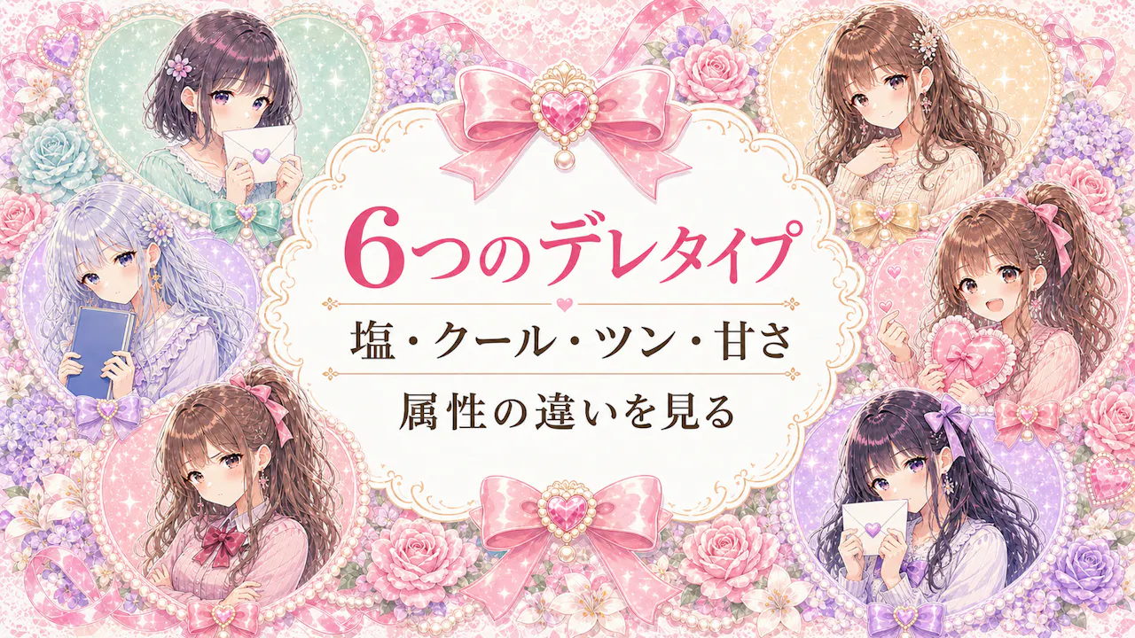 何デレタイプはどう分かれる？