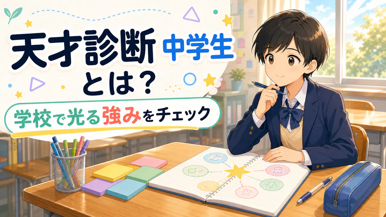 天才診断 中学生とは？