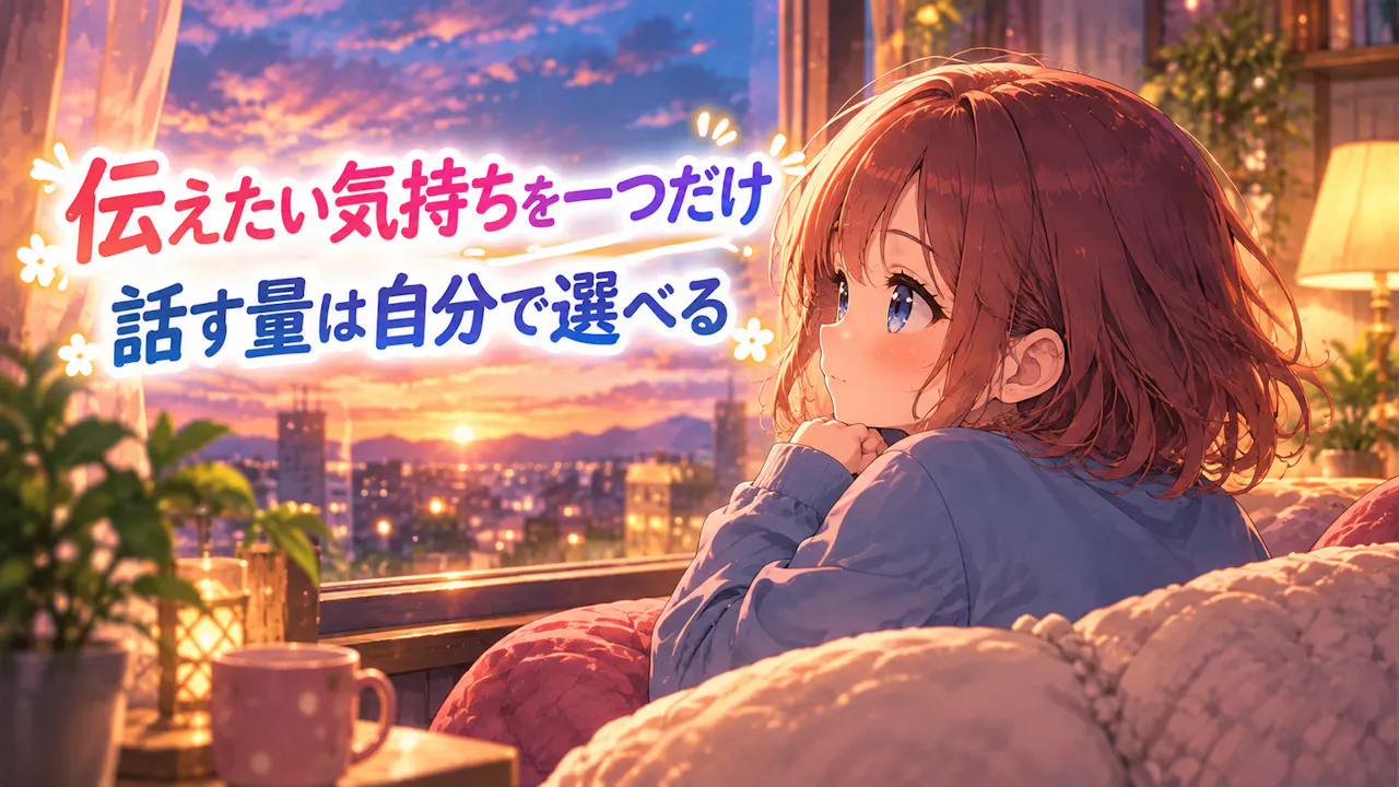 本音を伝えるときに大切にしたいこと
