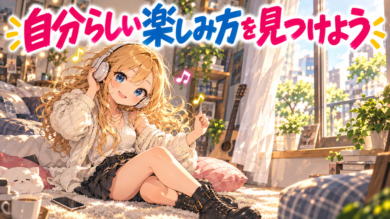 自分らしい楽しみ方を見つけよう